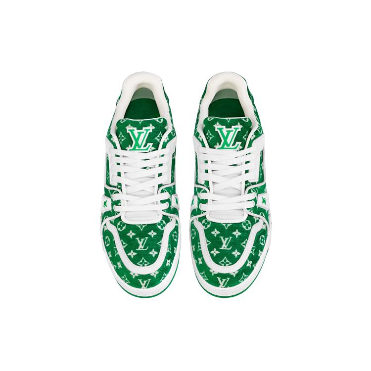 Louis Vuitton Lv Trainer Sneakers 'Green Monogram' 1ABFSA