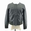 LAXMI / Genuine Leather Single Riders Jacket [38 / Women's M / Black] Pigskin / Full Zip / Hidden Placket
