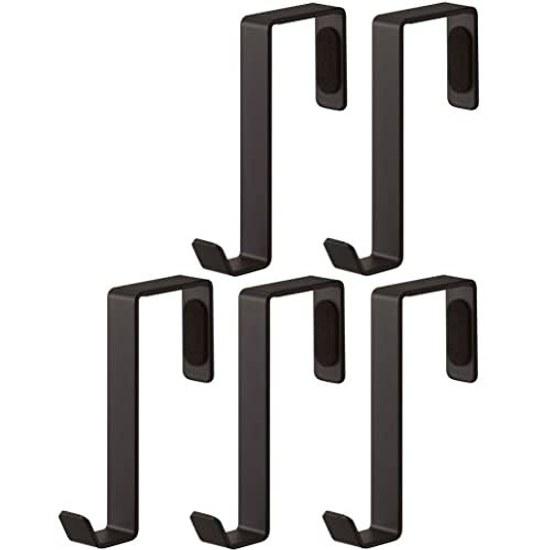 Yamazaki Door Hanger Set 5 Black Approximately W1.5XD7XH9cm Smart Hook 4891
