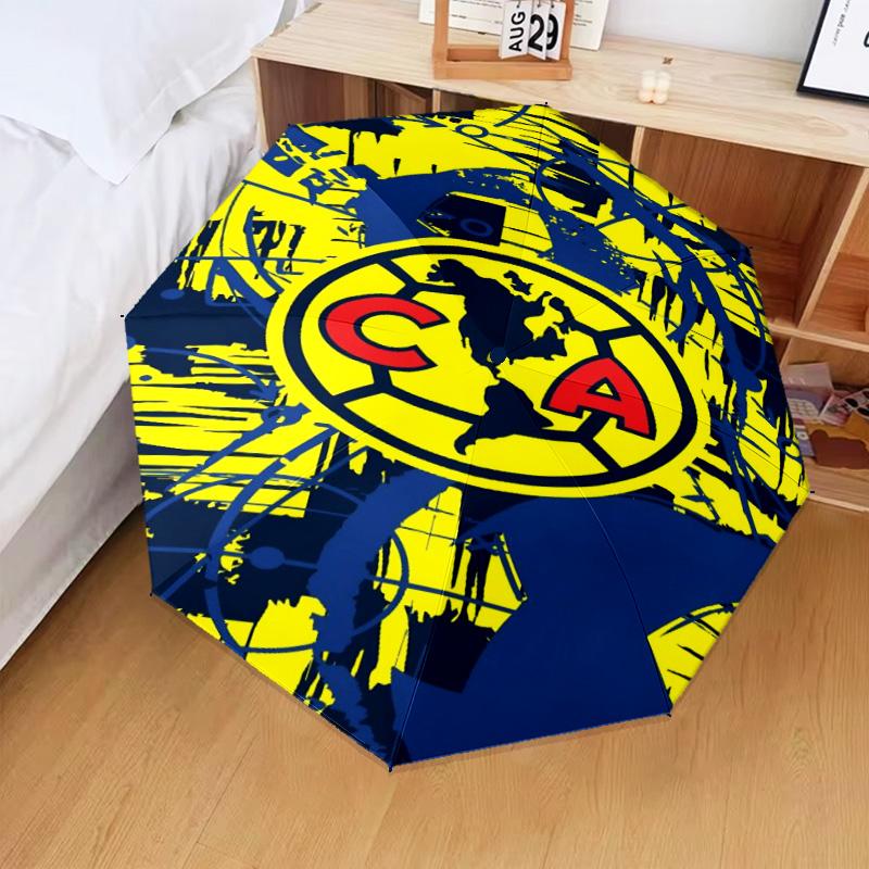 Club America Emblem Umbrella Folding umbrella, automatic umbrella 8-Frame for Travel, camping Use Gift for Halloween Christmas