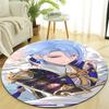 1pc Genshin Impact1 Design Printed Area Round Carpet for Bedroom Living Room Home Decor Rugs Mat Non Slip Mat Rug for Bedside