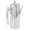 Oil Dispenser Bottle Stainless Steel Mirror Appearance Curved Handles Ergonomic Grip Drip Free Oil