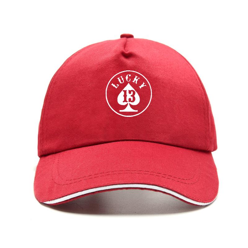 LUCKY Nummer 13 caps mote Unisex Kvinner 100% Bomull pappa-caps utendørs bevegelse Unisex Baseballcaps justerbar Snapback-hatt bein