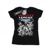 DC Comics Womens/Ladies Justice League Mono Action Pose Cotton T-Shirt