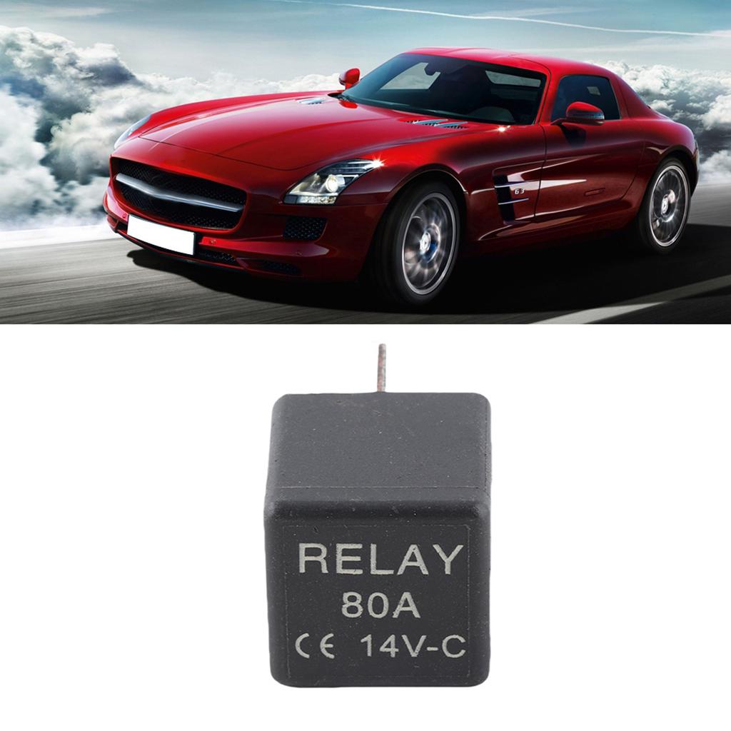14V 80A 4 Pin Car Auto Relay Automotive Changeover Vehicle Alarm Boat Relay Socket
