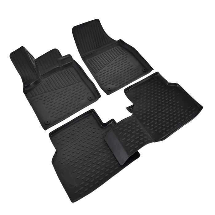 Tapis de sol - Exclusive - Skoda Enyaq - Caoutchouc 3D - 4 pièces - Toutes saisons