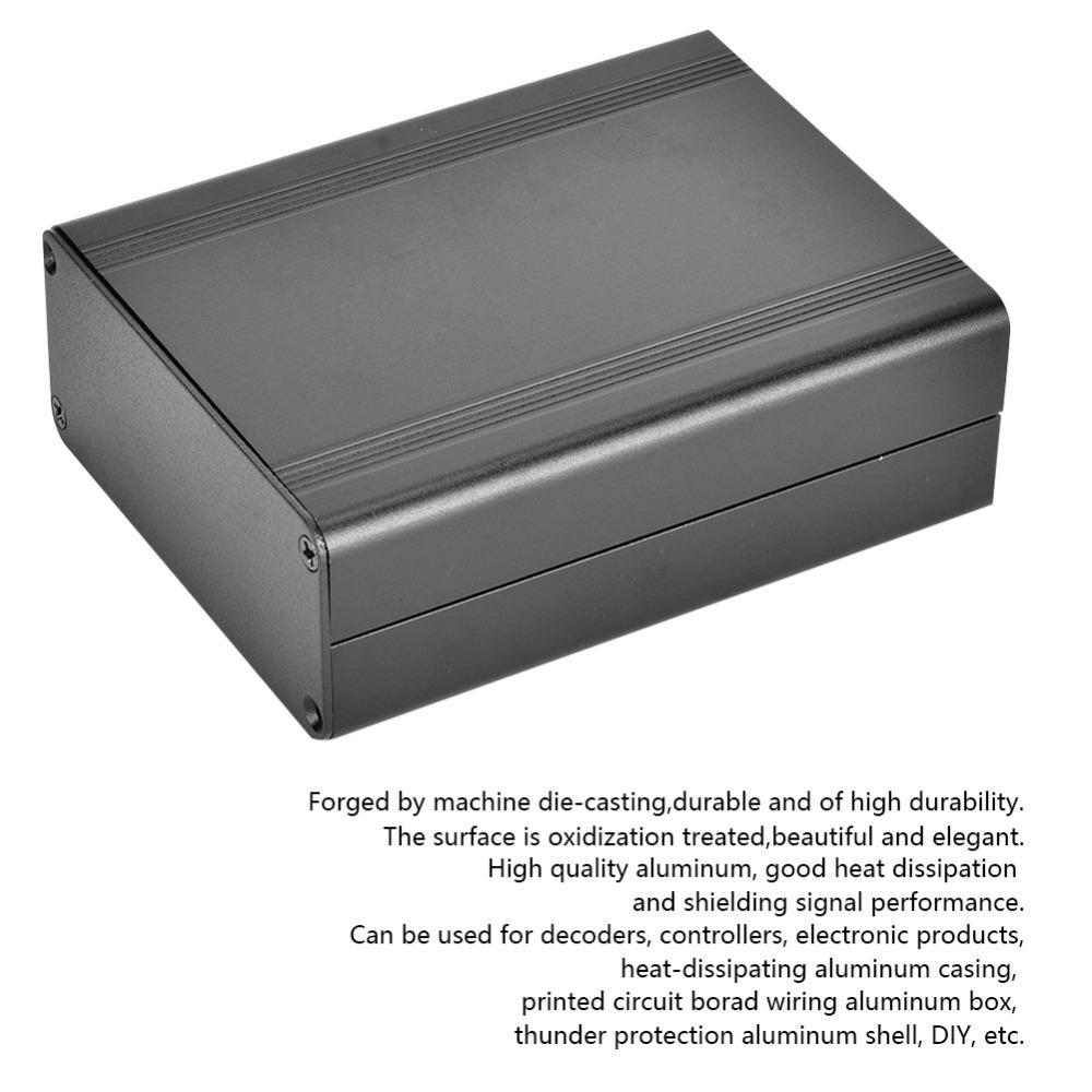110x88x38 mm Electrical Boxes Black Junction Box Aluminum Alloy Enclosure  Electrical Projects