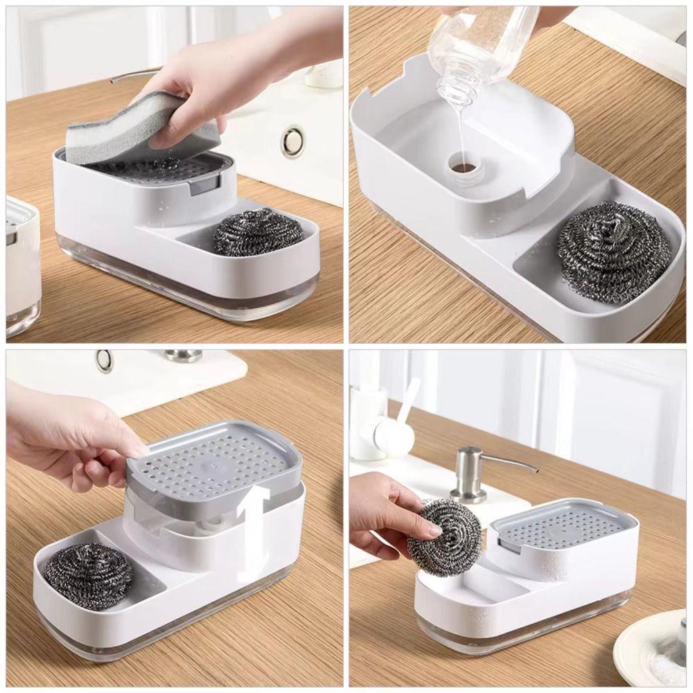 Press Type Press Soap Box Detachable Automatic Liquid Dispenser  Kitchen Gadgets