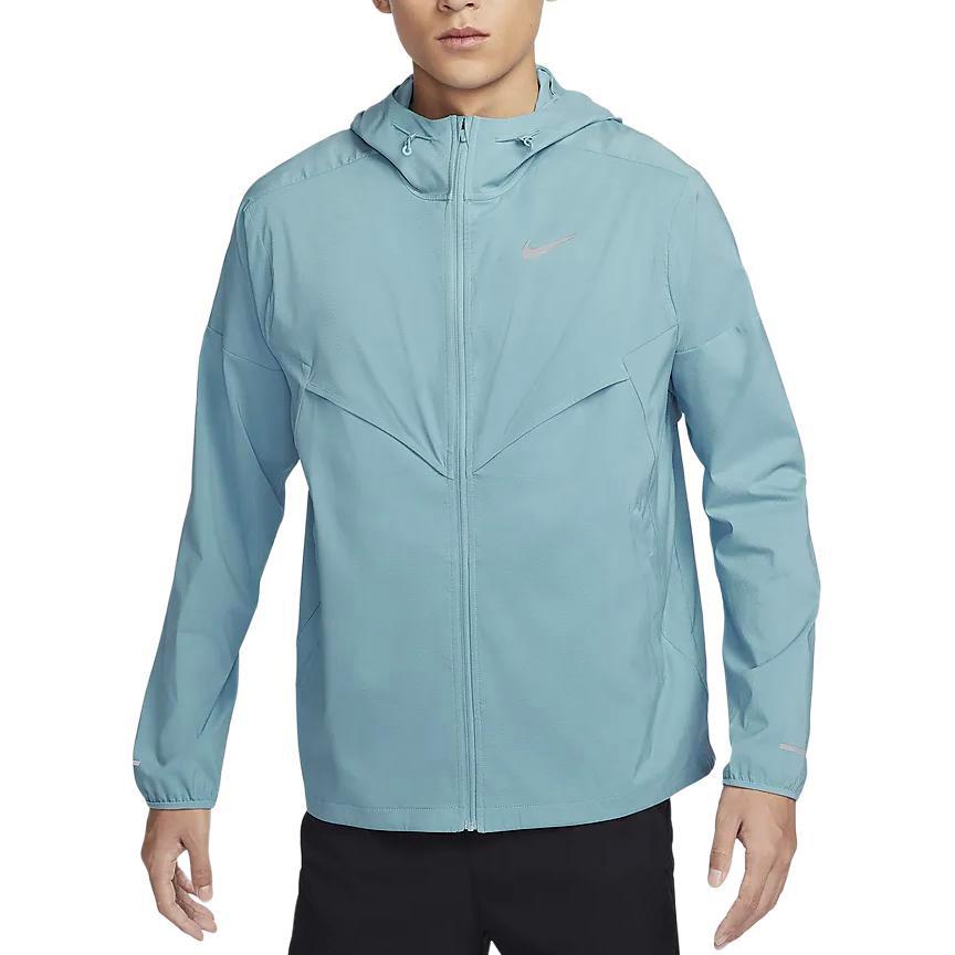 New Nike Windrunner Jackets & Coats Men's Denim Blue Green FB7541-464