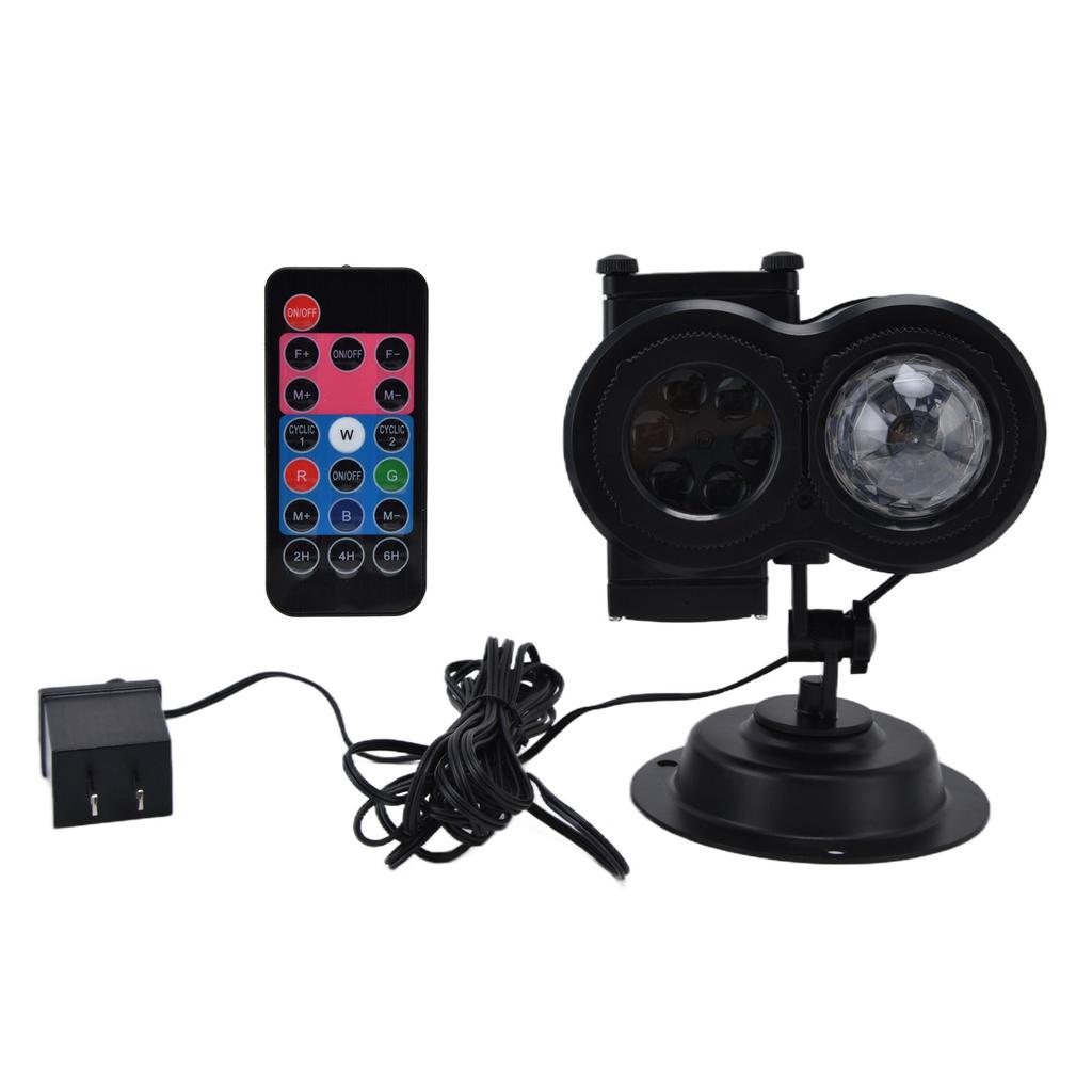 LED Projector Light Remote Projection Lamp Landscape Light with 12 Slides for Outdoor Indoor Decor