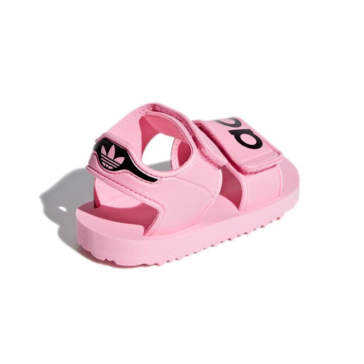 adidas Originals Beach Sandal Synthetic Leather Low Top Toddler Shoes Pink Black Infant And Toddler CG6602