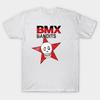Herren Schwarzes T-Shirt mit Aufdruck Kurt Cobain Bmx Bandits Replik (Betrübt) Baumwoll-T-Shirt mit No-Cut-Transferpapier-Druck