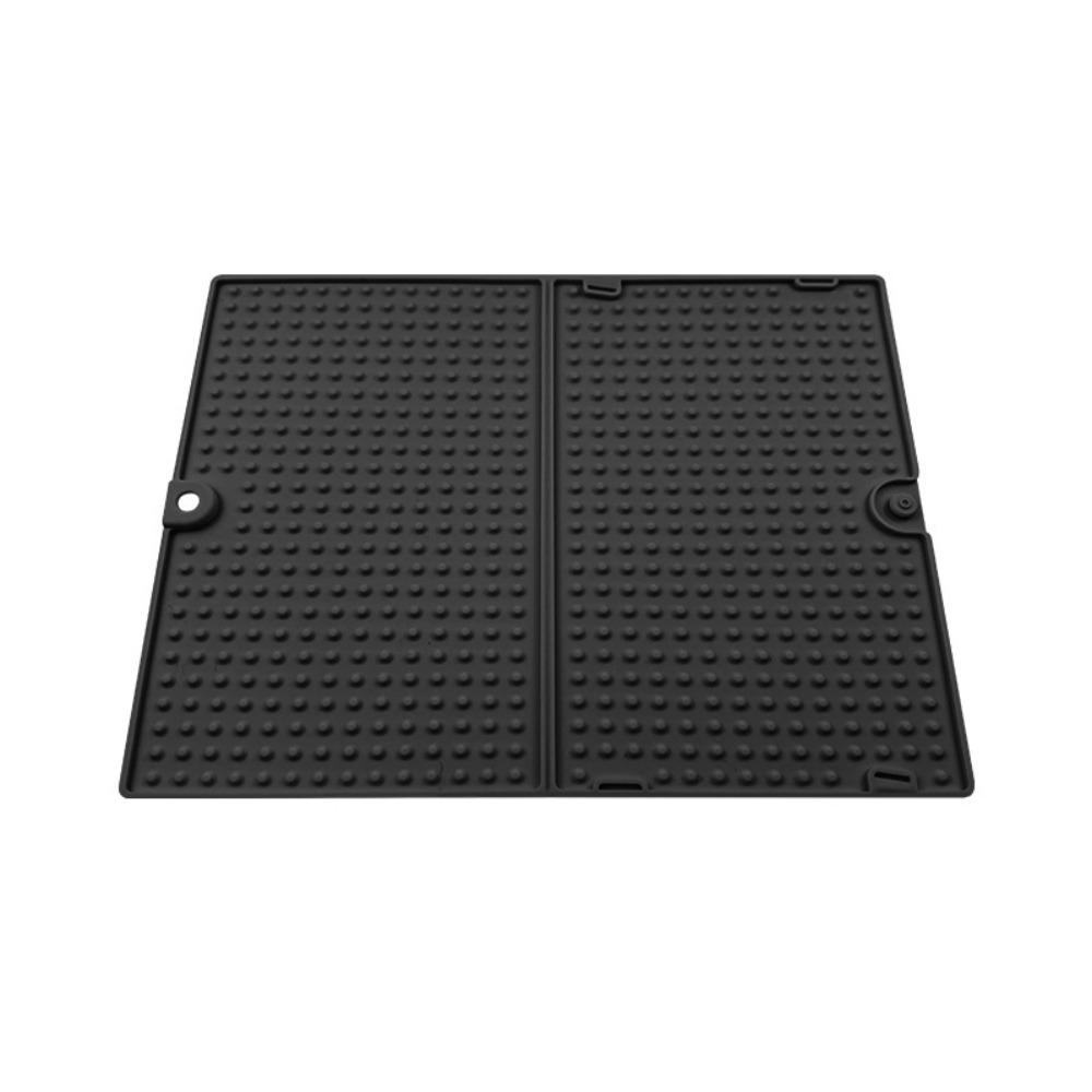Rectangular Dish Drying Mats Silicone Kitchen Drain Pad Folding Draining Pad Bar Counter