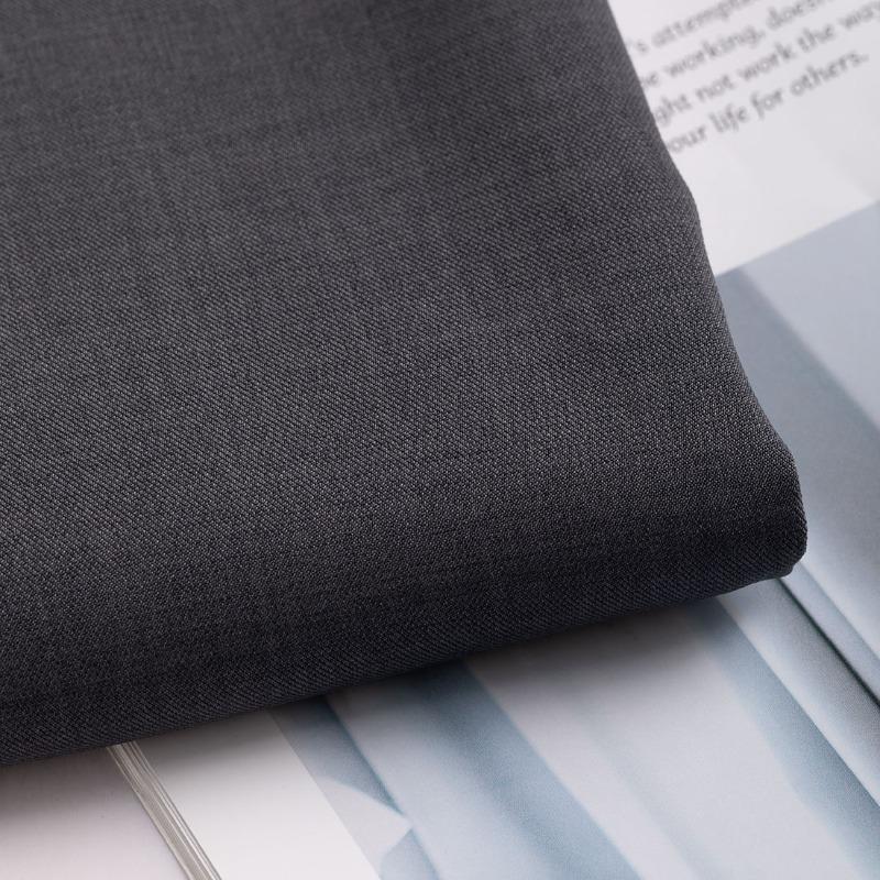 Polyester Anzugstoff Leichte Zweifarbigkeit Knitterarm Pro Meter für Herren/'s JK Hemd Uniform DIY Damen/'s Stoff Nähen Weiß