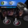2pcs USB Rechargeable Car Door HD LED Lamps Projector Courtesy Welcome Lights For Chery Series Arrizo Tiggo 7 4 3 5 Pro 8 Plus KK9