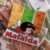 Cute Cartoon Mafalda Vintage Cushion Cover Polyester Sofa Cushions Decorative Throw Pillows Home Decoration Pillowcover