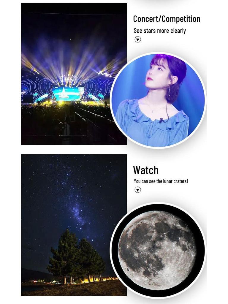 HD High Magnification Portable Concert Binoculars