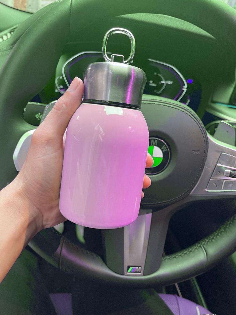 New Guofeng Chubby Insulated Mug with Handle - Portable Outdoor Pocket Cup