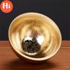 Hi Ceramic Gold Glaze Kung Fu Master Cup Porcelain Small Tea Bowl Handmade Office Teacups Water Mug Drinkware