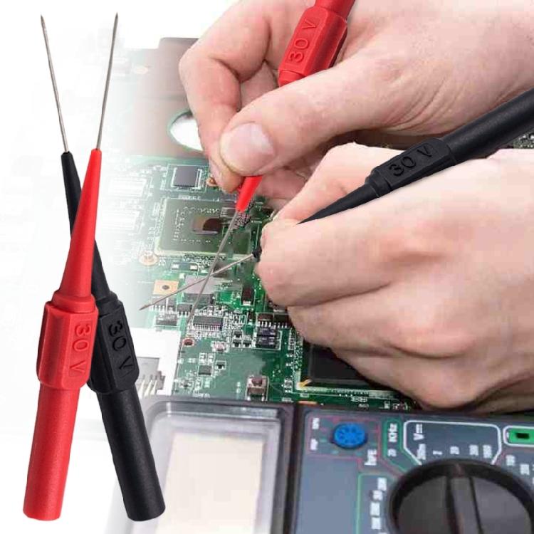10 Stück Prüfspitze Multimeter-Nadel-Set Drahtbruch-Teststab Prüfspitze Durchmesser 0,7 mm