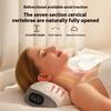 Heating Vibration Type Cervical Spine Massage Pillow Memory Foam Breathable Cotton Waist Traction Stretch Massager Waist Cushion