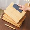 2025 Popular A5 Bamboo Pattern Notebook Book Magnetic Buckle Notepad Pu Splicing Business Office Culture Meeting Book