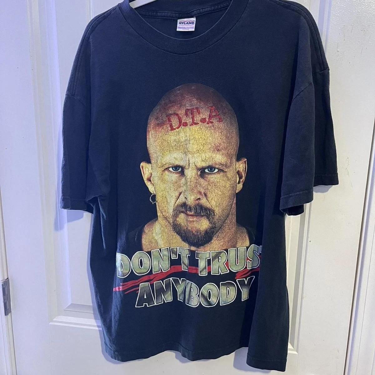 Ремейк 1998 года Черная футболка для рестлинга Stone Cold Steve Austin Унисекс 2XL