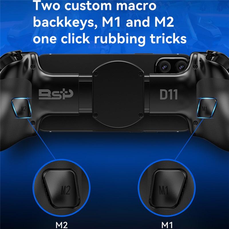 D11 Mobile Phone Gamepad Wireless Stretching Gaming Controller Bluetooth Mobile GamePad For Switch/Android/iOS/PC/Xbox Accessory