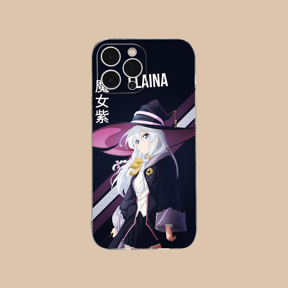 Wandering Witch Elaina Clear TPU Mobile Case for iPhone 17 16 15 14 13 12 11 X XR XS Air Pro Max Plus Mini Colorful Cover