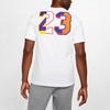 Jordan Radiant Logo Print Crew Neck T-Shirt Men Tops White AT8943-100
