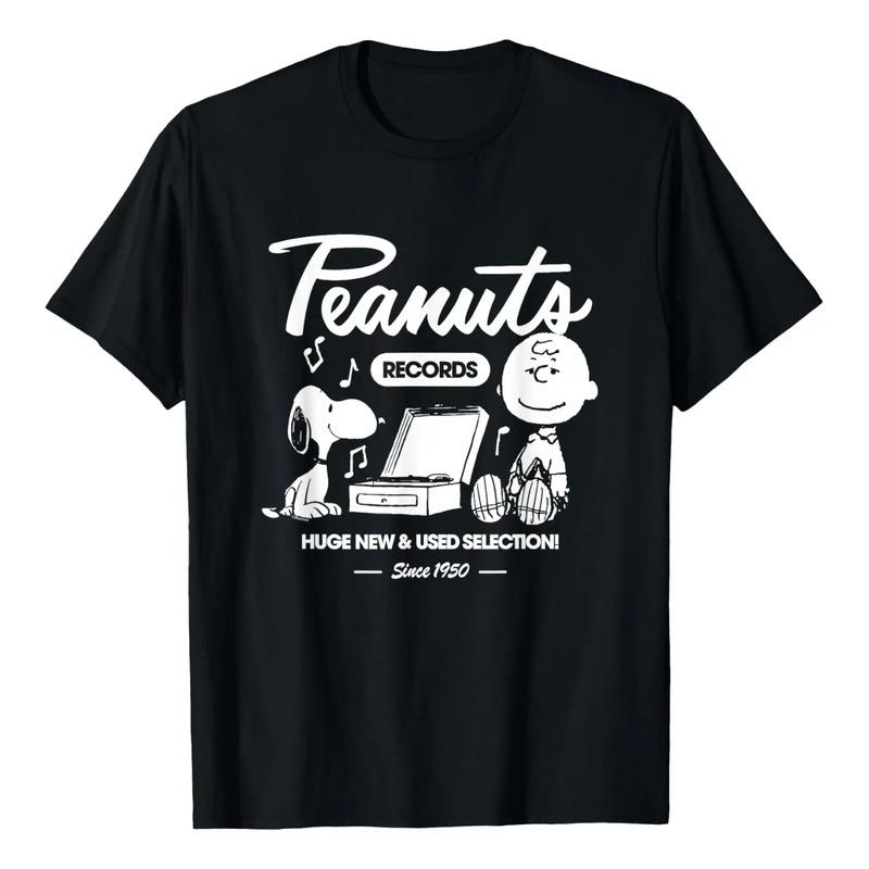 Peanuts - Camiseta Snoopy Charlie Brown Record S