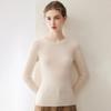 2026 Le Ka Sha Women's 100% Pure Cashmere Round Neck Base Layer Top - Slim Fit Autumn/Winter Sweater