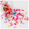YALEDUO Digital 6MM Iridescent 0-9 Number Sequins for Nail Art DIY Glitter.