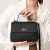 Cowhide Bag Women's Messenger Bag New Handbag Women's Niche Versatile Small Square Bag Retro Commuter Shoulder Bag