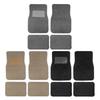 4PCS Automotive Truck Floor Liners Waterproof Flocking Surfaces Year Round Use Multiple Vehicle Compatibility Anti Slip