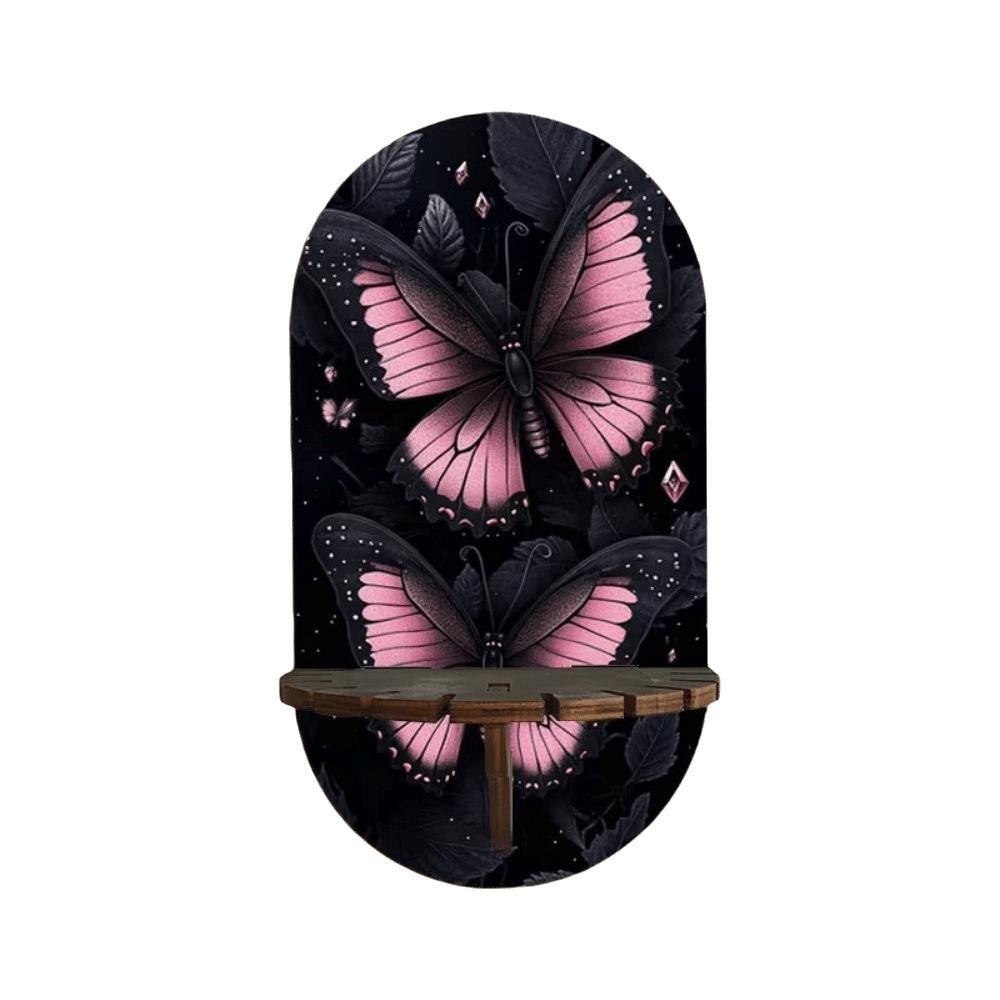 Peacock Wall Storage Rack Wooden Wall Display Stand Hanging Shelf Wall Decor Home Decor