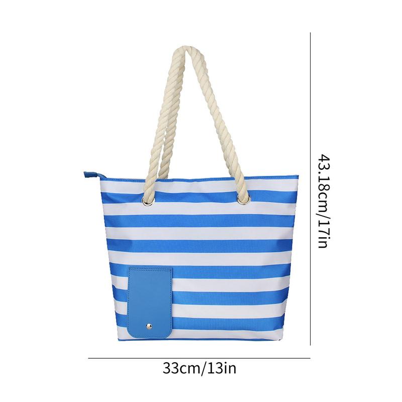 Borsa da Vino con Scomparto Nascosto Termico Borsa da Spiaggia Casual alla Moda Borsa a Mano per Donna Spiagge all'Aperto