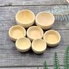 Mini Small Wooden Bowls DIY Unfinished Wooden Bowls New Unpainted Wood Bowls  Home Decoration