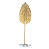 Metal Leaf Decor 21cm/8.26inches Iron Leaf Statue With Base Household Table Decoration Aesthetic Home Table Centerpieces For