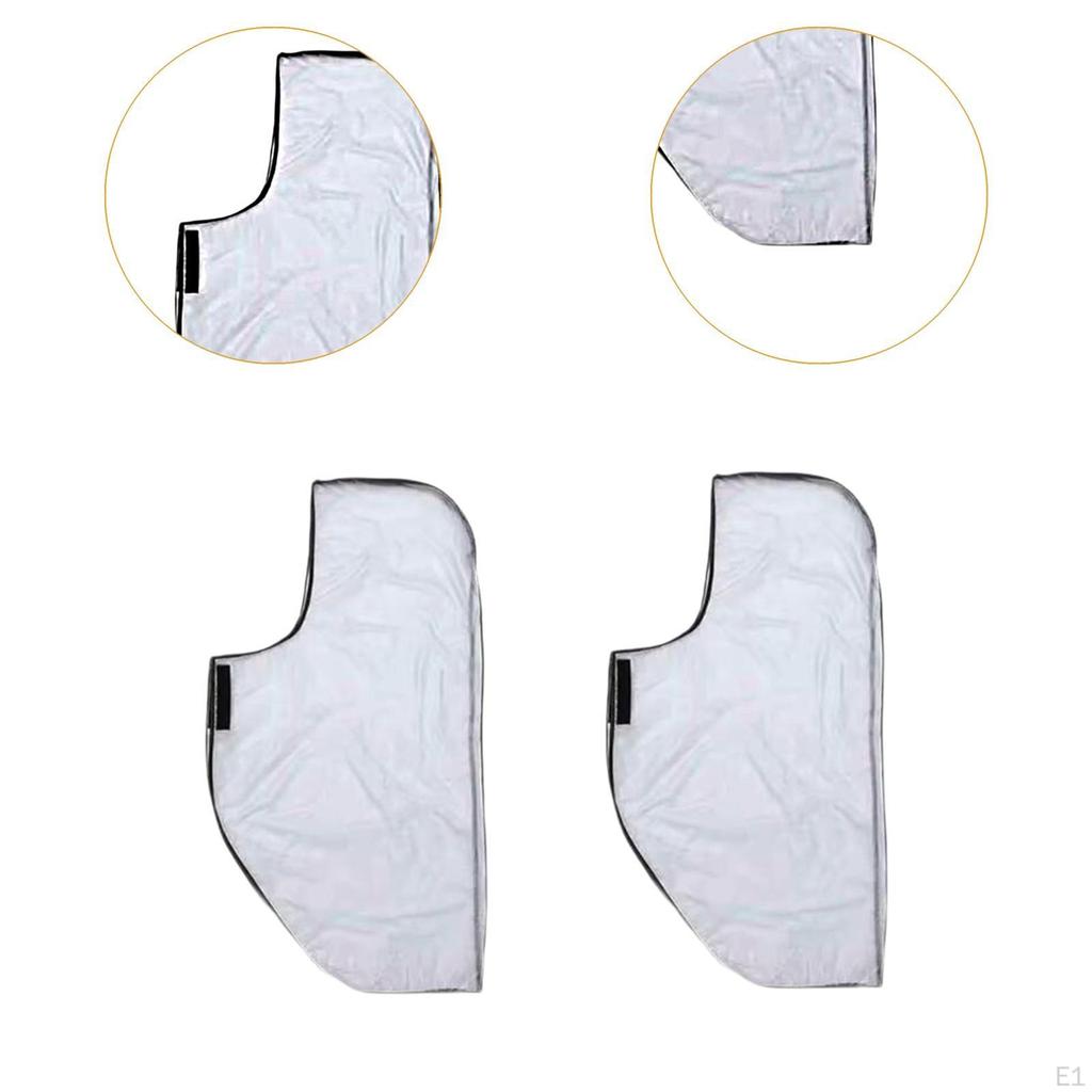 2x Golf Bag Rain Cover Club Raincoat Waterproof, Portable Protection for