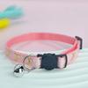 Moon & Star Print Cat Collar with Bell, Multiple Colors Available