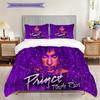 Prince Purple Rain Musical Legacy Bedding 1 Duvet Cover 2 Pillowcase Without Core Christmas Birthday Gift Bedding Set Soft And Comfortable