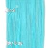 Rainbow Clip-In Hair Extensions - Full Pack of Colorful, One-Piece Hair Pieces