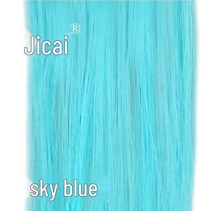 Rainbow Clip-In Hair Extensions - Full Pack of Colorful, One-Piece Hair Pieces
