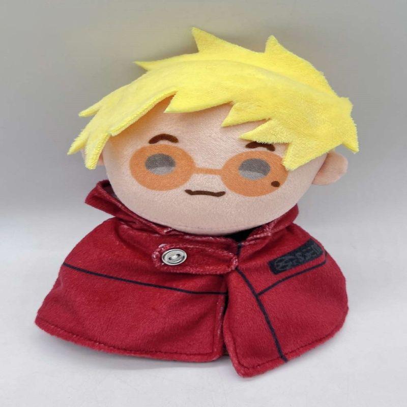 20Cm Anime Trigun Exhibition Around Vash The Stampede Plush Doll Cute Handsome Anime Peripheral Stuffed Toys Kids Hoiliday Gifts