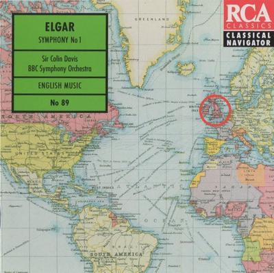 CD DAVIS; BBC SO - Elgar: Symphony No.1  74321242172 RCA Classics 1995 Japan Classical Used