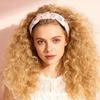 Lightweight Knot Headbands Pink Print Cloth Hair Band For Women Kids Easy To Carry Daily Use