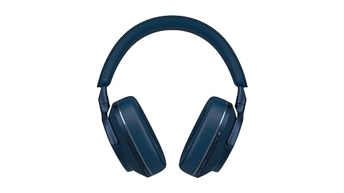 Bowers & Wilkins Px7 S2e (Ocean Blue) Wireless Headphones with Noise Cancellation, aptX Adaptive, Call Support, Multipoint, and Wired Compatible
