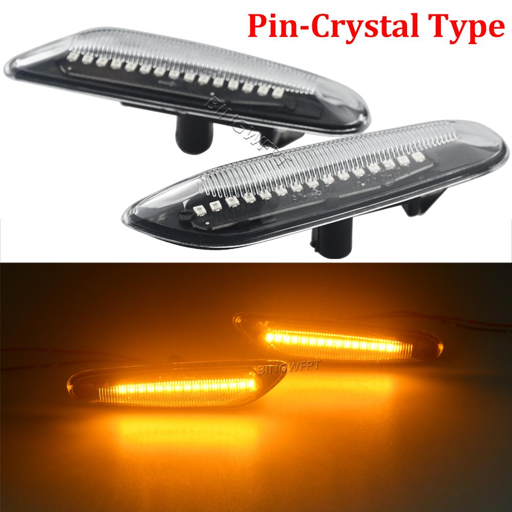 New Turn Signal Light For BMW 5 Series E60 Sedan E61 Wagon X3 E83 2004-2010 LED Side Marker Mirror Indicator Lamp