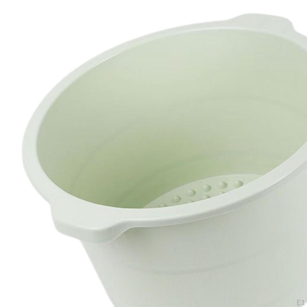 Foot Bath Basin Soaking Tub Lightweight 11.81x9.06inch Versatile Massage Bucket for